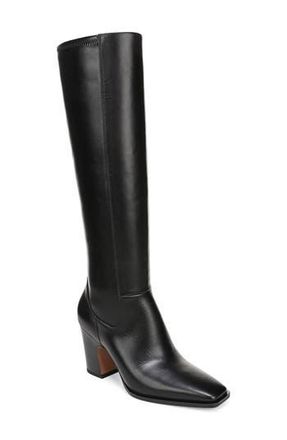 Franco Sarto Jonie Knee High Boot in Black at Nordstrom Rack, Size 8.5 Regular Calf