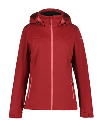 Icepeak Softshelljacke ICEPEAK BOISE, Damen, Gr. 36, rot, Obermaterial: 100% Polyester, Jacken Softshelljacke