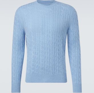 arch4 Pullover in cashmere a trecce