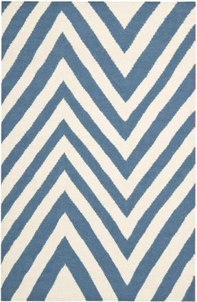 Safavieh Alfombra lana blu/neutrale 122 x 183 cm