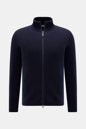 Braun Hamburg Men - Cashmere cardigan navy