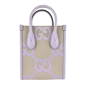 Gucci Pre-owned Tote Bags, female, Purple, Size: ONE SIZE Pre-owned Vintage GG Canvas Tote