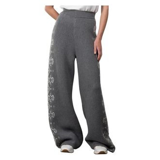 Moorer Pantalones anchos Divya - Trousers - Mujer - Gris - XS