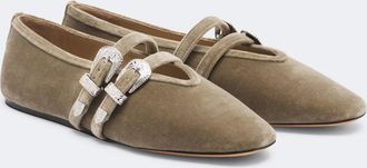 Le Monde Beryl Le Monde B&eacute;ryl Claudia velvet ballet flats