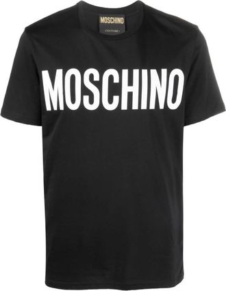 Moschino Stijlvolle T-shirts en Polos - Heren - T-shirts - Zwart - S - Tops
