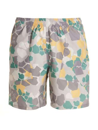 Objects IV Life Mens Printed Beach Shorts