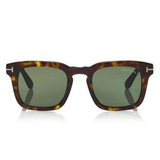 Tom Ford Sunglasses Ft0751 52 N Dax Brown/Green Unisex
