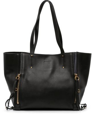 Chlo&eacute; Borsa tote Milo Shopping grande in pelle 2010-2025 - Nero