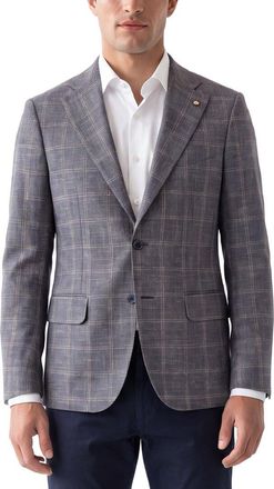 Corneliani Cc Collection Retailored Linen-Blend Jacket