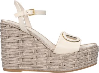 Valentino Garavani Zeppe Donna Pelle Beige/Avorio