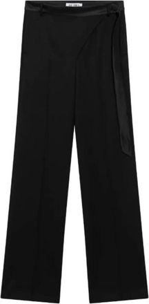 The Attico Dames, Broeken, Zwart, Maat: 2XS