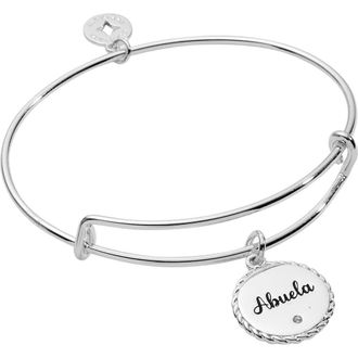 Alex and Ani Abuela Charm Bangle Bracelet in Silver at Nordstrom