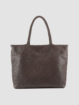 Officine Creative Raquel 002 Tote Bag in Dark Brown at Nordstrom