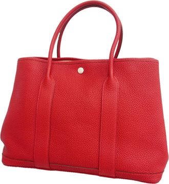 Herm&egrave;s Vermilion Negonda Leather Tote Bag (Pre-Owned)