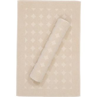 Linum Home Textiles Sinemis Circle Design Bath Mats - Set of 2 - Beige at Nordstrom Rack