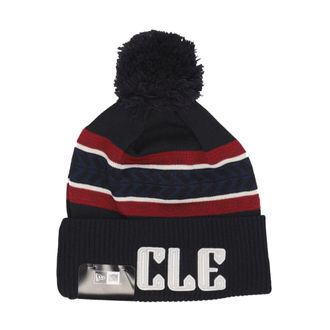 New Era New Era, Beanies, male, Black, Size: ONE SIZE Cleveland Guardians Pom Pom Beanie