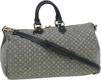Louis Vuitton Pre-owned Vintage Canvas Handtas - Dames - Vintage Handtas - Blauw - ONE Size - Vintage