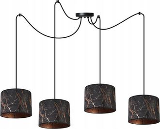 OEM L&aacute;mpara De Techo Colgante, Pantalla Con Estampado De Ara&ntilde;a, Cobre