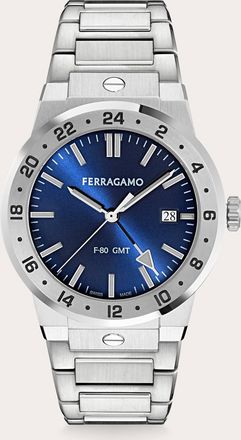 Ferragamo Men F-80 Classic GMT watch Blue