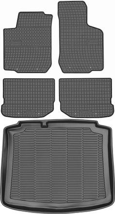 OEM Juego De Alfombrillas De Goma Para Coche Y Alfombrilla Para Maletero Para Volkswagen Golf Iv Hatchback (1997-2003)