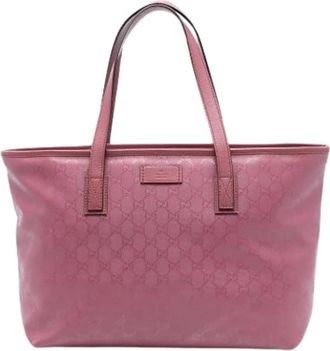 Gucci Pre-owned Tote Bags, female, Pink, Size: ONE SIZE Pre-owned Tote Bag