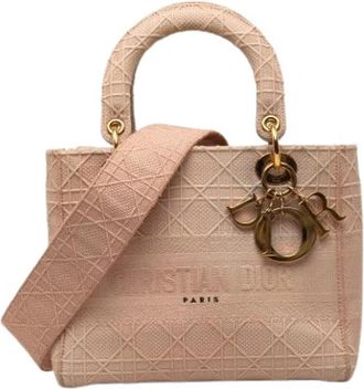Dior Pre-owned Lady D-Lite Handtas - Dames - Vintage Handtas - Roze - ONE Size - Leer - Vintage