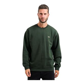 Vans Hoodies & sweatvesten, Heren, Groen, 2Xl, Katoen, Groene Crew Neck Sweatshirt