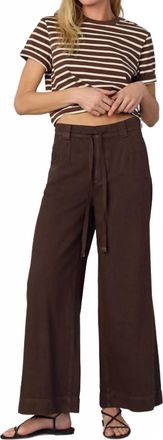Joe's Addison Wide Leg Pant In Coffee
