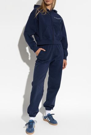 Sporty & Rich Hoodie From The New York Tennis Collection, Womens, Navy Blue