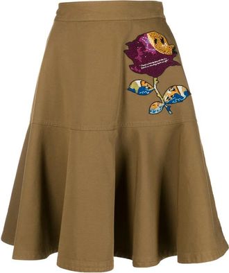 Valentino Garavani X Undercover Sequin Embroidery Skirt