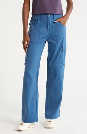 Prana Zion Cargo Pants in Bluff Blue at Nordstrom, Size 14