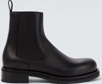 The Row Leather Chelsea boots