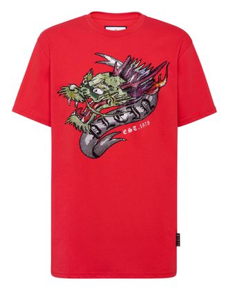 Philipp Plein T-Shirt Ronde Hals Tattoo