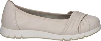 Caprice Beige Gesloten Ballerinas voor Vrouwen - Dames - Ballerinas - Beige - 40 EU - Leer - Schoenen