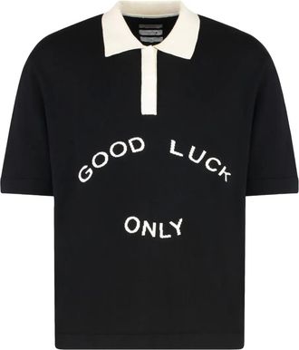 Mr. Saturday Polo con ricamo - Nero