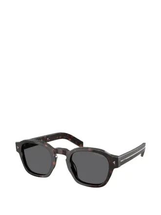 Prada 0PRA16S17N731 Square-Frame Sunglasses - Brown