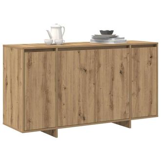 Berkfield Home Oak Sideboard Artisan Oak Wood Composite 135 x 41 x 75 cm in Brown