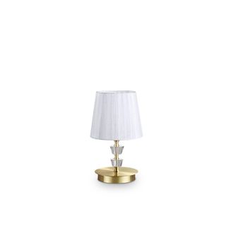 Ideal Lux Pegaso - 1 Mesa De Luz Lat&oacute;n Satinado Claro - Ideal Lux