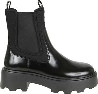 Tory Burch Chelsea Boots, female, Black, 7 UK, T Monogram Chelsea Lug Boot