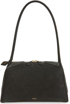 Alaia Shoulder Bag in Noir at Nordstrom
