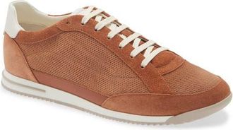 Brunello Cucinelli Minimal Knit Effect Sneaker in Cme44 Burnt Orange at Nordstrom, Size 11Us