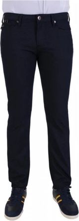 Emporio Armani 5 Pocket Miniature J06 Pants - Heren - Slim Fit Broeken - Blauw - W34 - Broeken