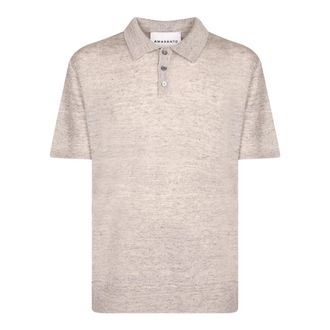 Amaranto Amar&aacute;nto, Tops, Heren, Grijs, XL, Katoen, Polo Shirt met korte mouwen