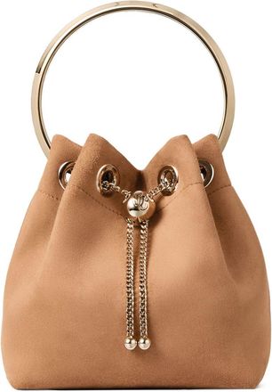 Jimmy Choo London Bon Bon Leather Bucket Bag