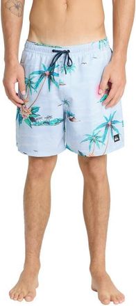 Quiksilver Mix Volley 17 Swim Trunks in Skyway at Nordstrom, Size X-Large