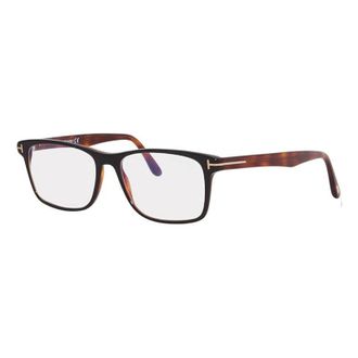 Tom Ford Rectangle Full Rim Eyeglasses - Black