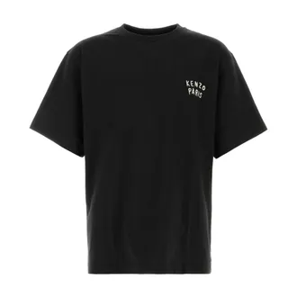 Kenzo T-Shirts, male, Black, Size: XL Gots Boke Heart Oversize T-Shirt