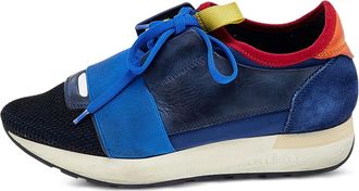 Balenciaga leather sneakers - Blue
