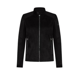 Roberto Ricci Design Nabucco Biker Jacket - Dames - Zomerjassen - Zwart - M - Leer - Jassen
