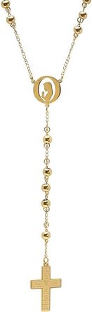 HMY Jewelry Serenity Rosary Drop Necklace in Gold at Nordstrom Rack